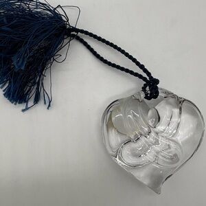 Princess House Clear Crystal Heart